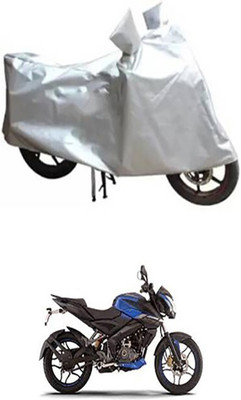 THE REAL ARV Waterproof Two Wheeler Cover for Bajaj(Silver)