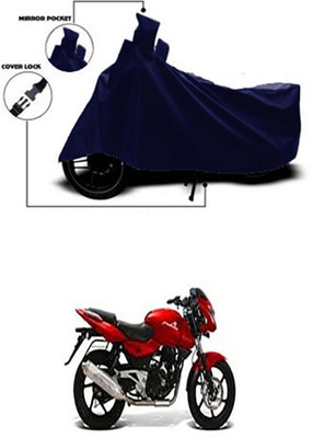 Mdstar Waterproof Two Wheeler Cover for Bajaj(Blue)