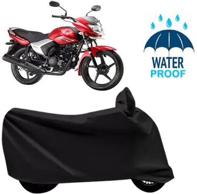 DeepShakshi AUTOMOTIVE Waterproof Two Wheeler Cover for Yamaha(Saluto, Black)