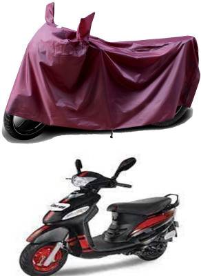 THE REAL ARV Waterproof Two Wheeler Cover for Mahindra(Rodeo, Maroon)