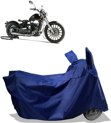 Amexride Two Wheeler Cover for Royal Enfield(Bobber 350, Blue)