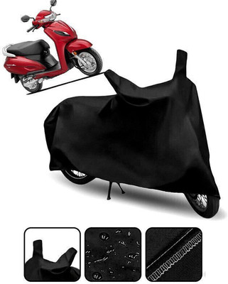 Lakshmina Enterprises Waterproof Two Wheeler Cover for Honda(Activa 5G, Black)