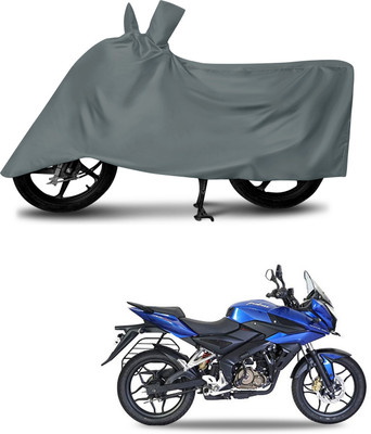 DeepShakshi AUTOMOTIVE Waterproof Two Wheeler Cover for Bajaj(Pulsar 200, Grey)