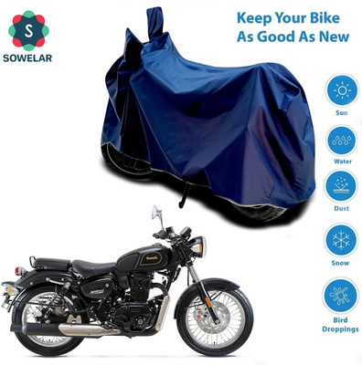 sowelar Waterproof Two Wheeler Cover for Benelli(Imperiale 400, Blue)
