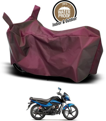 AASHTIK MART Two Wheeler Cover for Hero(MotoCorp Splendor iSmart, Maroon)