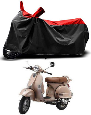 KEDIT Two Wheeler Cover for TVS(Star Euro, Red, Black)