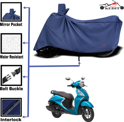 KEDIT Two Wheeler Cover for Universal For Bike(Crux, Blue)
