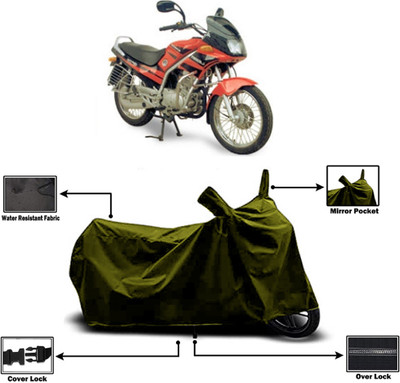 Amexride Two Wheeler Cover for Kinetic(GF Lazer, Green)