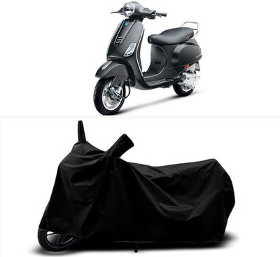 RABABLI Waterproof Two Wheeler Cover for Vespa(Vespa VXL, Black)
