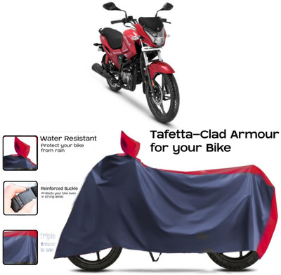 WMIZEXA Two Wheeler Cover for Hero(New Glamour, Red, Blue)