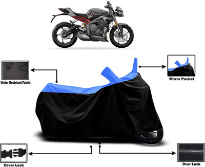 Amexride Two Wheeler Cover for Triumph(Street Triple RS BS6, Multicolor)