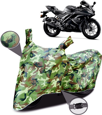 THE REAL ARV Waterproof Two Wheeler Cover for Yamaha(R15 V3, Multicolor)