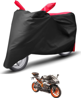 Caronix Waterproof Two Wheeler Cover for KTM(RC 200, Red)