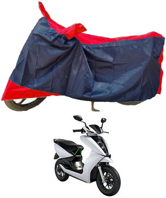 Mdstar Waterproof Two Wheeler Cover for Ather(450, Red, Blue)