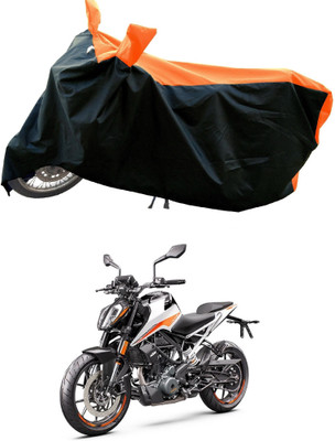DeepShakshi AUTOMOTIVE Two Wheeler Cover for KTM(Duke 390, Orange)
