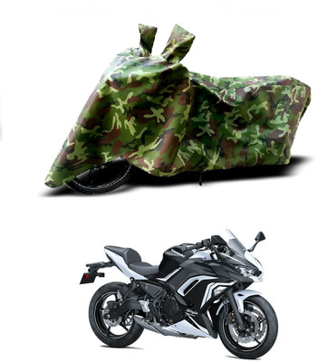 NIRUJI TRADERS Waterproof Two Wheeler Cover for Kawasaki(Ninja 650 BS6, Multicolor)