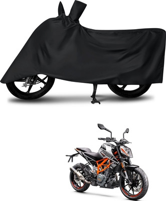 DeepShakshi AUTOMOTIVE Waterproof Two Wheeler Cover for KTM(250 Duke, Black)