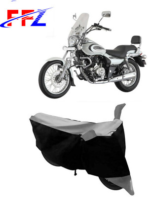 FFZ Waterproof Two Wheeler Cover for Bajaj(Avenger 220 Cruise, Black, Grey)