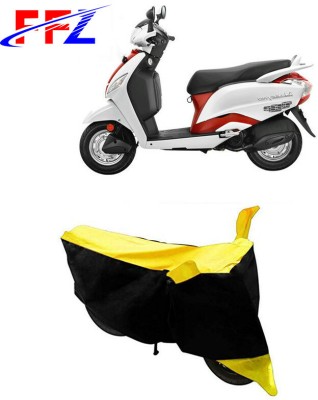 FFZ Waterproof Two Wheeler Cover for Hero(Maestro Edge, Black, Yellow)