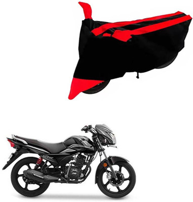 DeepShakshi AUTOMOTIVE Two Wheeler Cover for Yamaha(Libero, Black, Red)