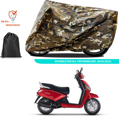PAGORA Waterproof Two Wheeler Cover for Mahindra(Gusto 125 BS6, Yellow)