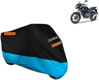 Juvdoxj Waterproof Two Wheeler Cover for Bajaj(Pulsar 150 DTS-i, Blue)