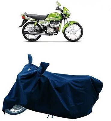 Tritika Waterproof Two Wheeler Cover for Hero(HF Deluxe, Blue)