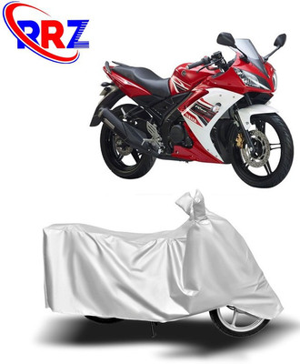 RRZ Waterproof Two Wheeler Cover for Yamaha(YZF R15 S, White)