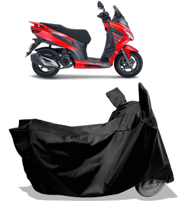 Amexride Two Wheeler Cover for Aprilia(SXR 160, Black)