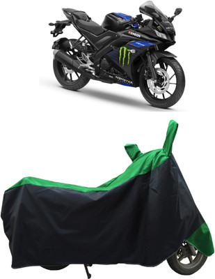 Coxtor Waterproof Two Wheeler Cover for Yamaha(YZF R15 V3 Moto GP Edition BS6, Green)