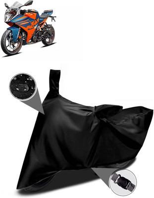 CODOKI Waterproof Two Wheeler Cover for KTM(RC 390 BS6, Black)