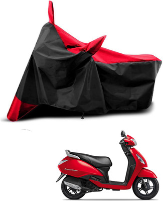 AASHTIK MART Two Wheeler Cover for Universal For Bike(Jupiter Grande, Red, Black)