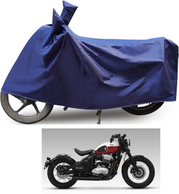 Euro Care Waterproof Two Wheeler Cover for JAWA(Bobber 350, Blue)