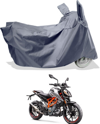 Amexride Two Wheeler Cover for KTM(125 Duke, Grey)