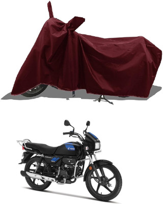 Mdstar Waterproof Two Wheeler Cover for Revolt(Motors RV 400, Maroon)