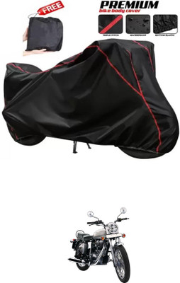 DeepShakshi AUTOMOTIVE Two Wheeler Cover for Royal Enfield(Bullet Electra Twinspark, Black)