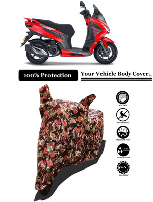 Amexride Two Wheeler Cover for Aprilia(SXR 160, Multicolor)