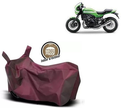 OliverX Waterproof Two Wheeler Cover for Kawasaki(Z900 RS Cafe Racer, Maroon)