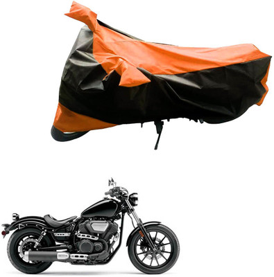 Mdstar Waterproof Two Wheeler Cover for Hero(Enticer, Black, Orange)