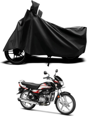 DeepShakshi AUTOMOTIVE Two Wheeler Cover for Hero(HF Deluxe BS6, Black)