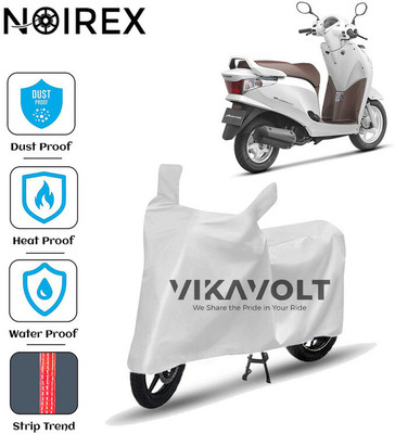 NOIREX Waterproof Two Wheeler Cover for Honda(Aviator, Silver)
