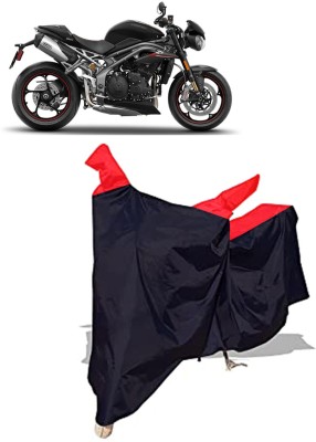 Amexride Two Wheeler Cover for Triumph(Speed Triple BS6, Black)