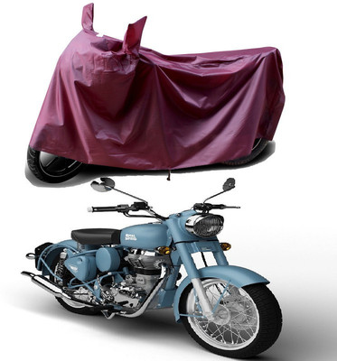 APNEK Waterproof Two Wheeler Cover for Royal Enfield(Squadron Blue, Maroon)