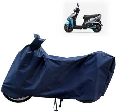 Horseyaart Waterproof Two Wheeler Cover for Techo Electra(Raptor, Blue)