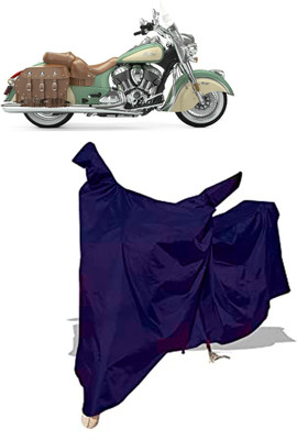 Amexride Two Wheeler Cover for Indian(Chief Vintage, Blue)