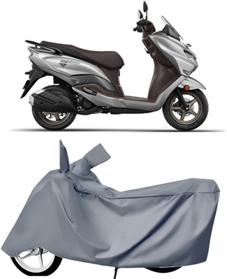 BbcMart Waterproof Two Wheeler Cover for Suzuki(Burgman Street 125, Grey)