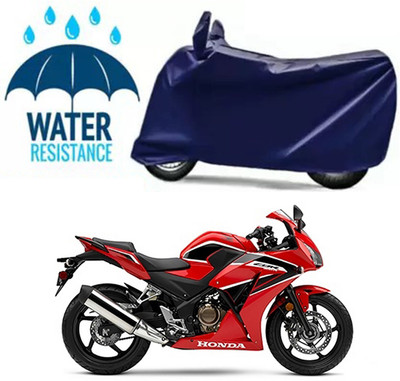 Furious3D Two Wheeler Cover for Honda(CBR300R, Blue)