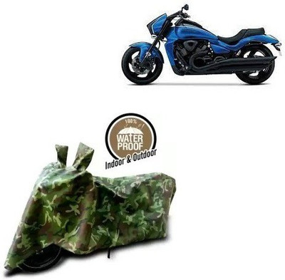 THE REAL ARV Waterproof Two Wheeler Cover for Suzuki(Intruder M1800R, Multicolor)