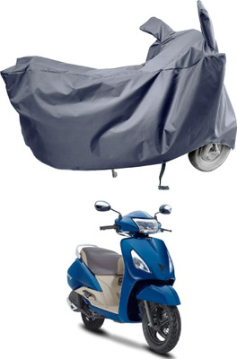 Amexride Two Wheeler Cover for TVS(Jupiter Grande, Grey)