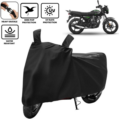 kerwa Waterproof Two Wheeler Cover for Bajaj(CT 125X, Black)